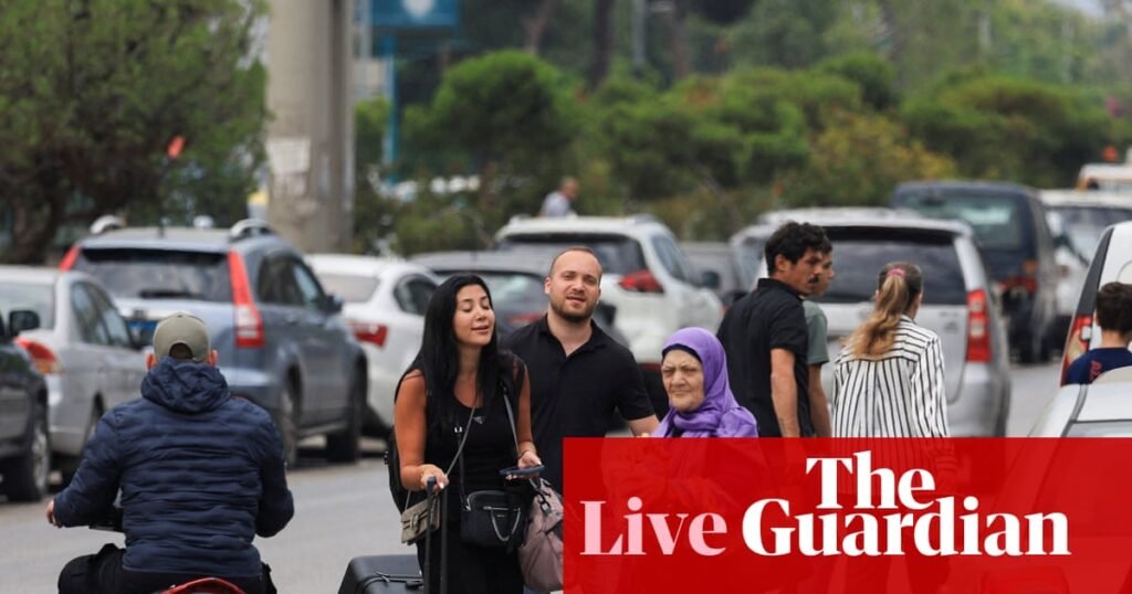 Middle East crisis live: Israel targets southern Beirut as Kuwait condemns Iranian missile and drone attack | US-Israel war on Iran