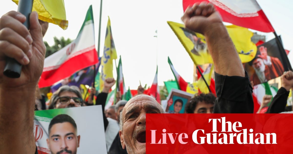 Middle East crisis live: final text of peace deal between US and Iran agreed, says Pakistan’s prime minister | US-Israel war on Iran