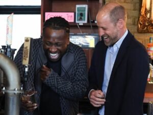 Prince William pulls a pint and pledges support for pubs