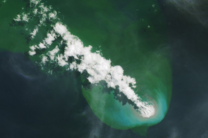 Pumice Rafts Encroach on Admiralty Islands