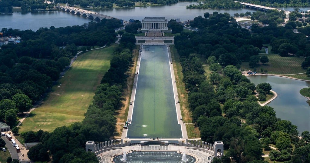 Trump says multiple people have been arrested for allegedly vandalizing Reflecting Pool