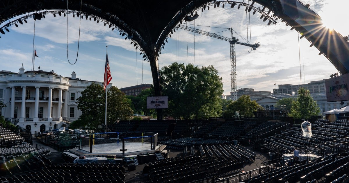White House hosting "UFC Freedom 250" fight on Trump's 80th birthday tonight