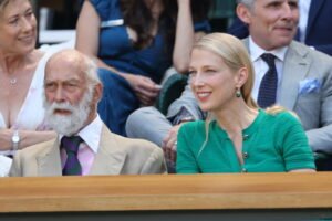 A rare outing for Prince Michael as he enjoys sunshine at Wimbledon