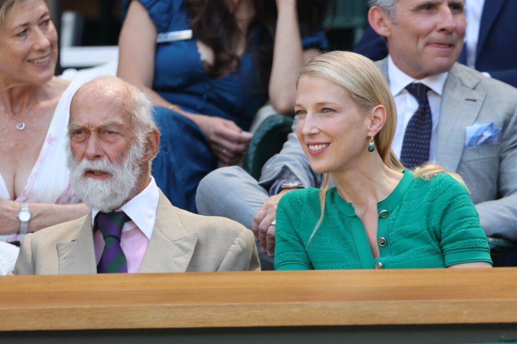 A rare outing for Prince Michael as he enjoys sunshine at Wimbledon