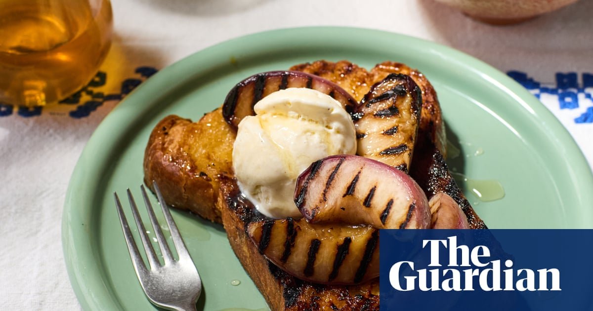 Benjamina Ebuehi’s recipe for honey butter brioche with grilled peaches | Food