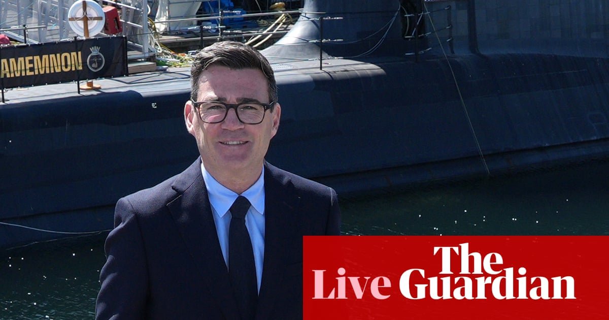Burnham says he told Trump he would be ‘pragmatic’ on drilling for oil in North Sea – as it happened | Politics