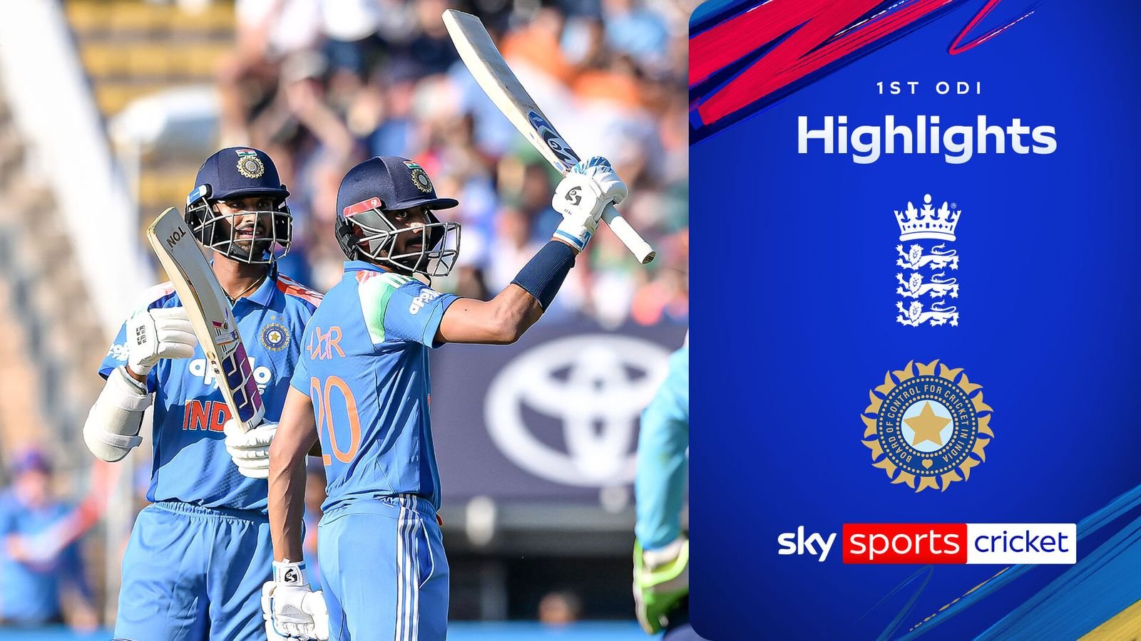 Highlights of the first ODI match between England and India at Edgbaston.