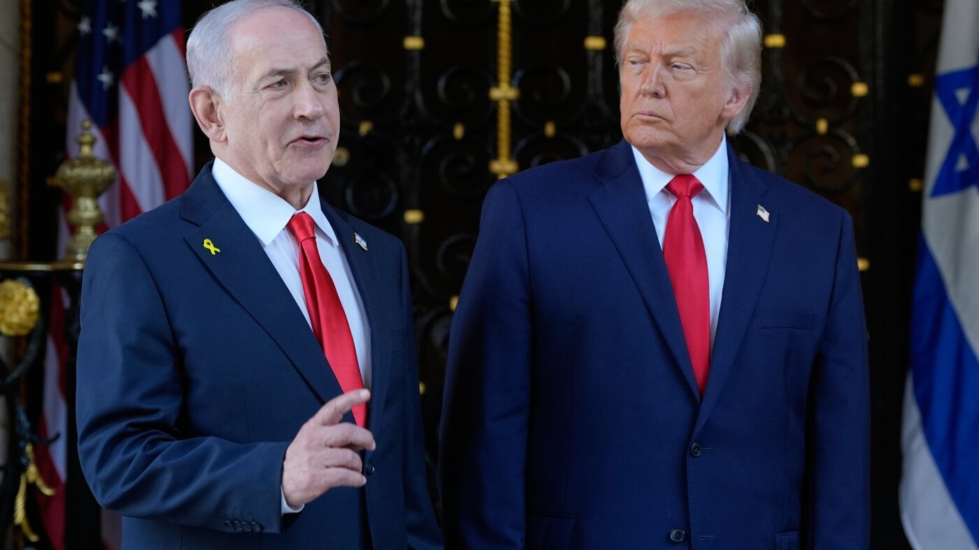 Netanyahu to meet Trump in a first encounter since the Iran war began : NPR