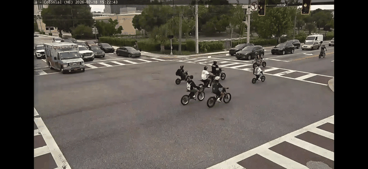 Orlando e-bike teens block ambulance in downtown chaos, police say