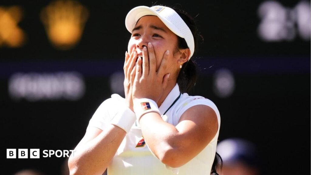Wimbledon 2026 results: Alexandra Eala dedicates Iga Swiatek victory to ‘all the girls with ruffled socks and chubby cheeks’
