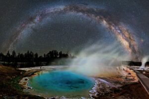 APOD: 2026 August 16 - Milky Way over Yellowstone