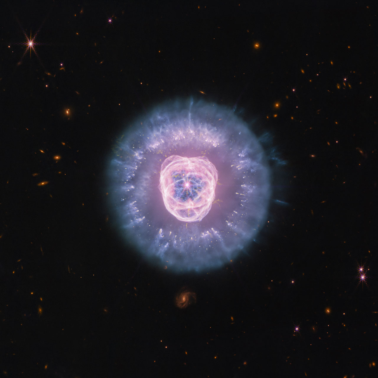 APOD: 2026 August 26 - JWST Images The Lion's Head Nebula