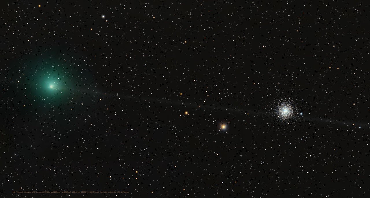 APOD: 2026 August 8 - A Messier Moment for Tempel 2