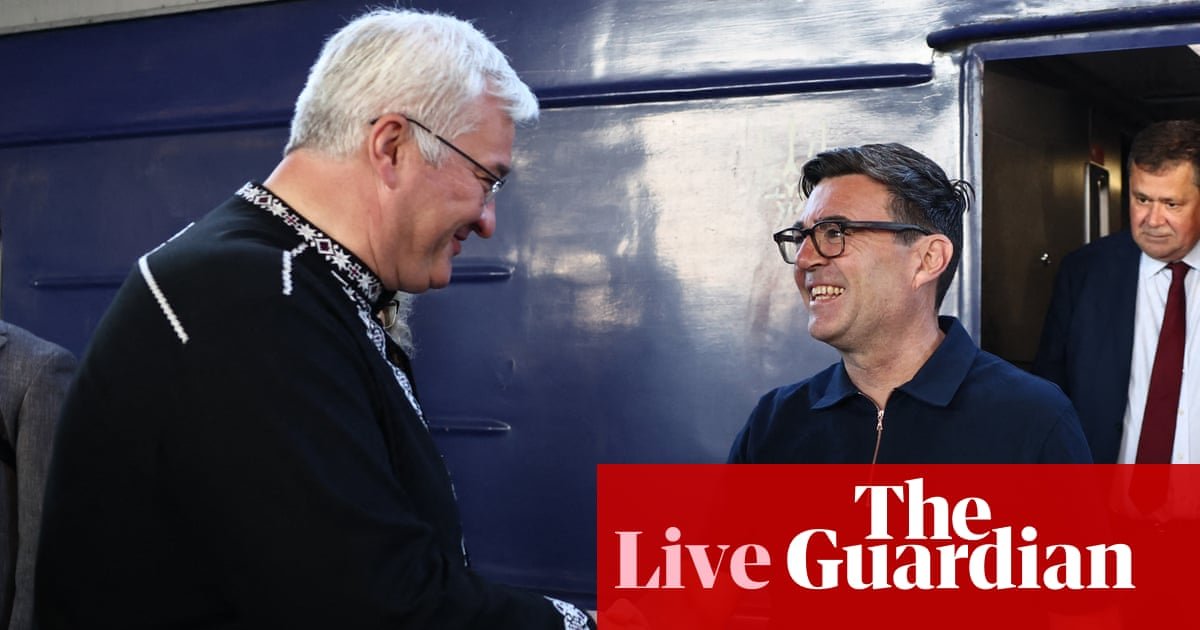 Andy Burnham arrives in Ukraine with plans to share UK blueprints for long-range missiles - Europe live | Ukraine