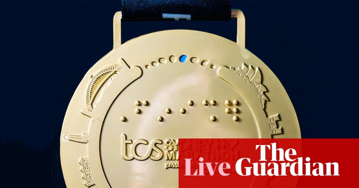 Australia news live: Sydney Marathon admits ‘unfortunate error’ as finisher’s medal depicts Munich stadium as highlight of course | Australian politics