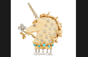 She served Queen Elizabeth II for almost 50 years - now her remarkable unicorn jewel is going to auction