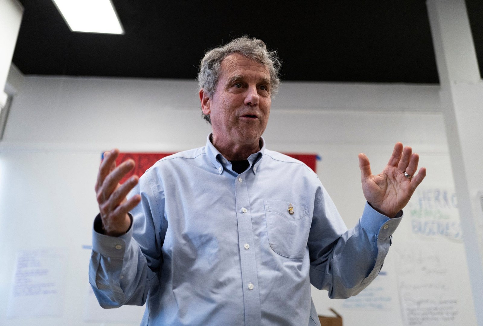 Sherrod Brown once praised Amazon datacenter he now opposes in Ohio