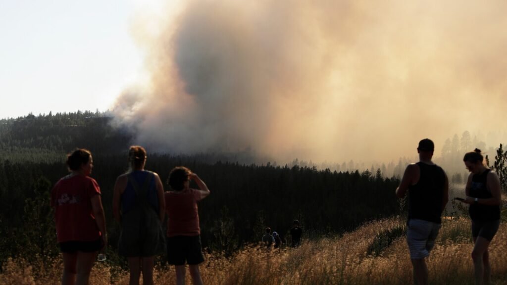 Thousands of people under evacuation order from wildfires in Spokane, Wash. : NPR