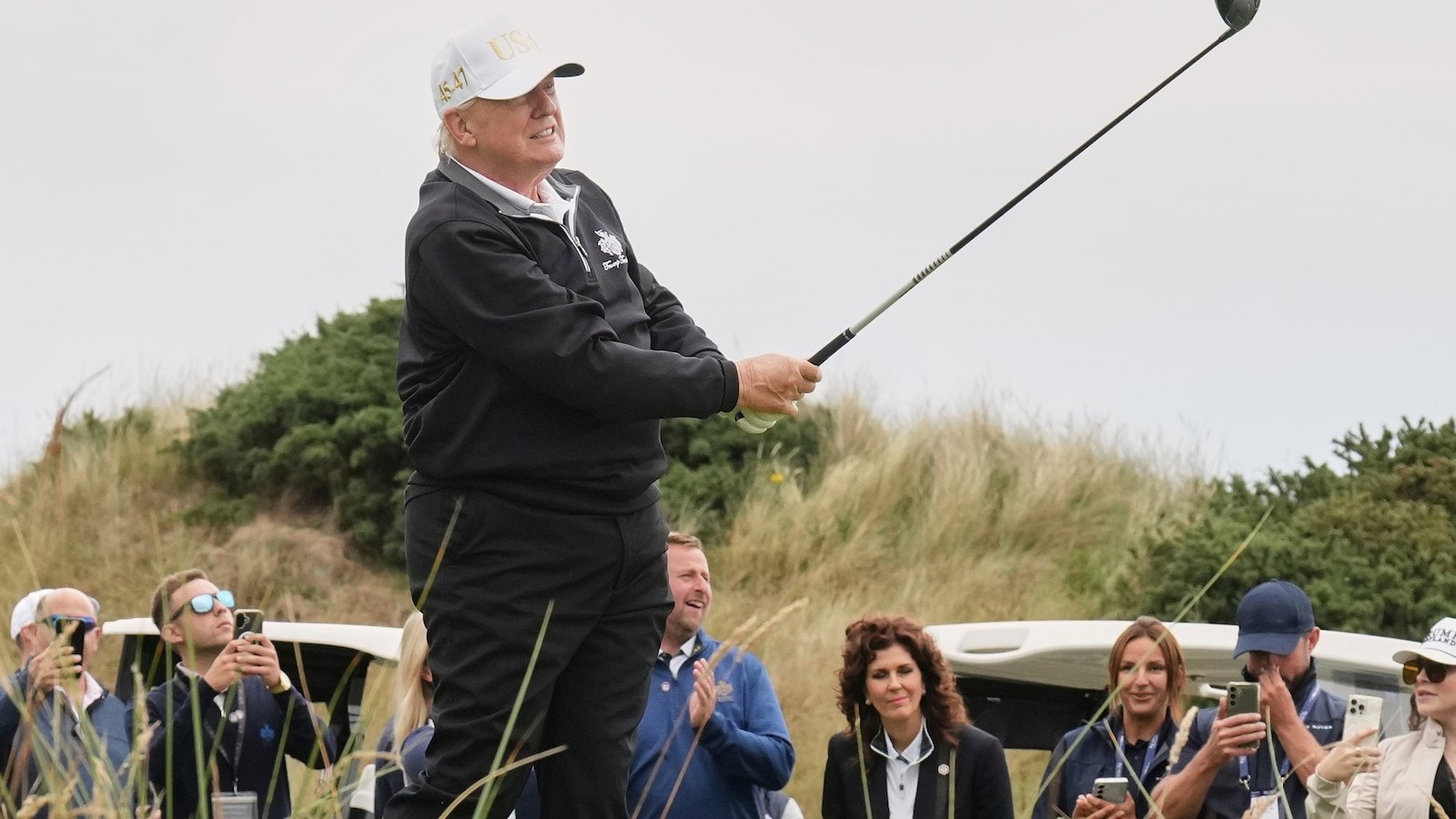 Trump is heading to his golf course in Ireland to watch the Irish Open golf tournament next month