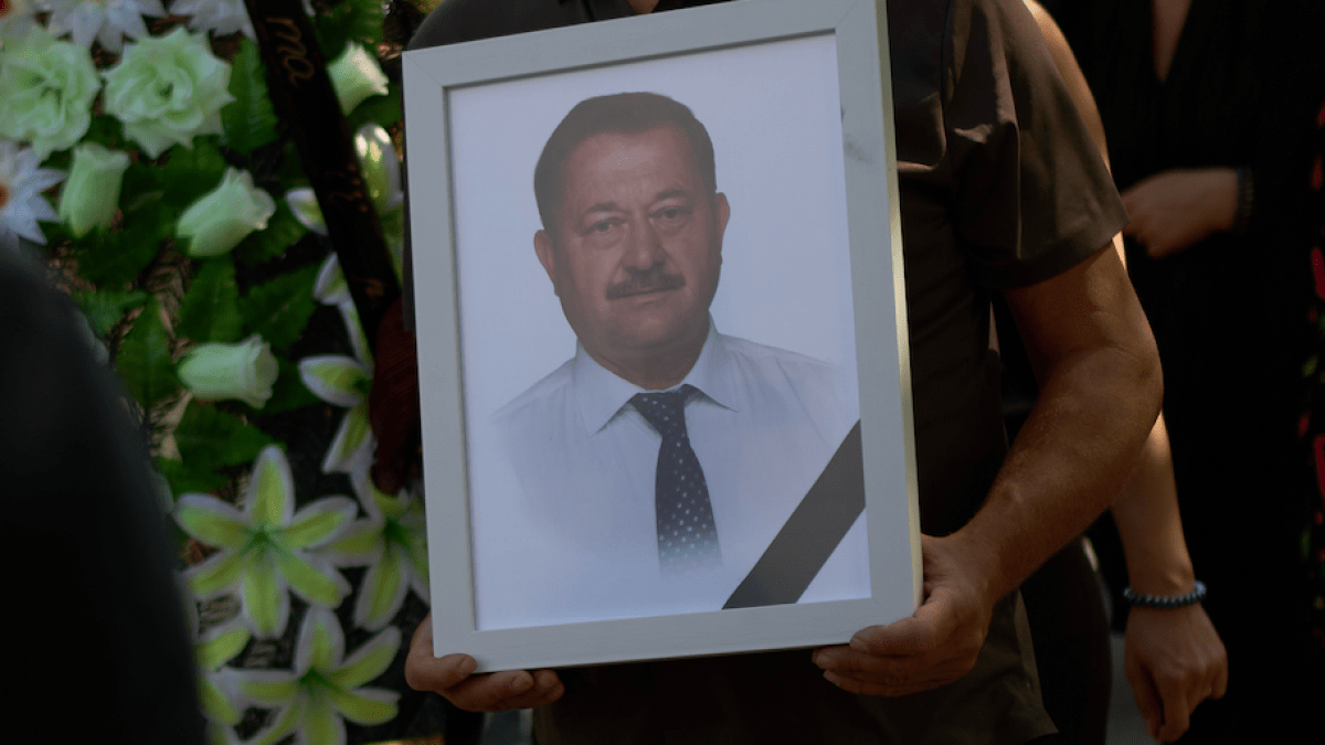 Ukrainians mourn community leader killed in Russian strike on Myla | Russia-Ukraine war