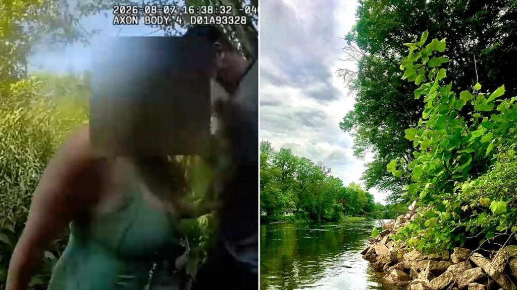 Video shows Michigan K-9 unit rescuing family lost on Muskegon River