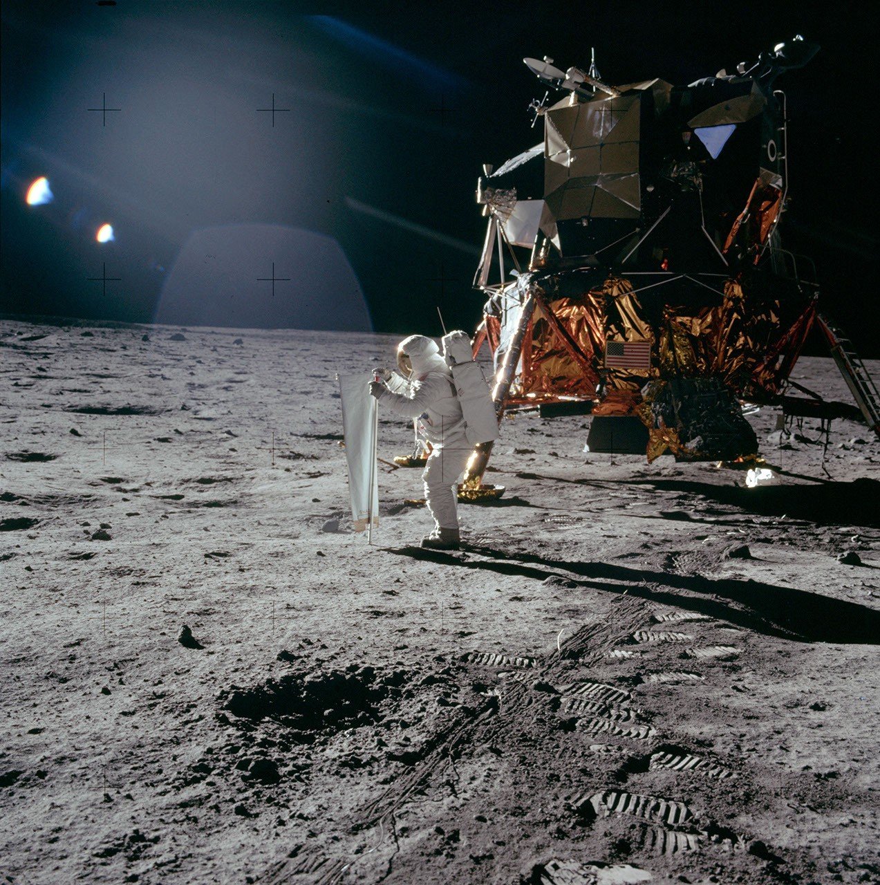 APOD: 2026 September 12 - Apollo 11: Catching Some Sun