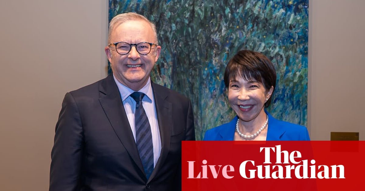 Australia news live: Albanese meets with Japan’s PM for first time since melon-gate; police offer $1m for Gus Lamont information | Australia news