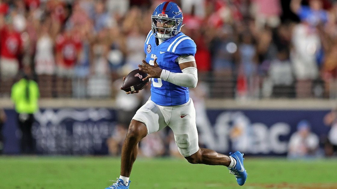 Ole Miss Trolls Lane Kiffin, LSU in Viral Social Media Post After Trinidad Chambliss Keys Win