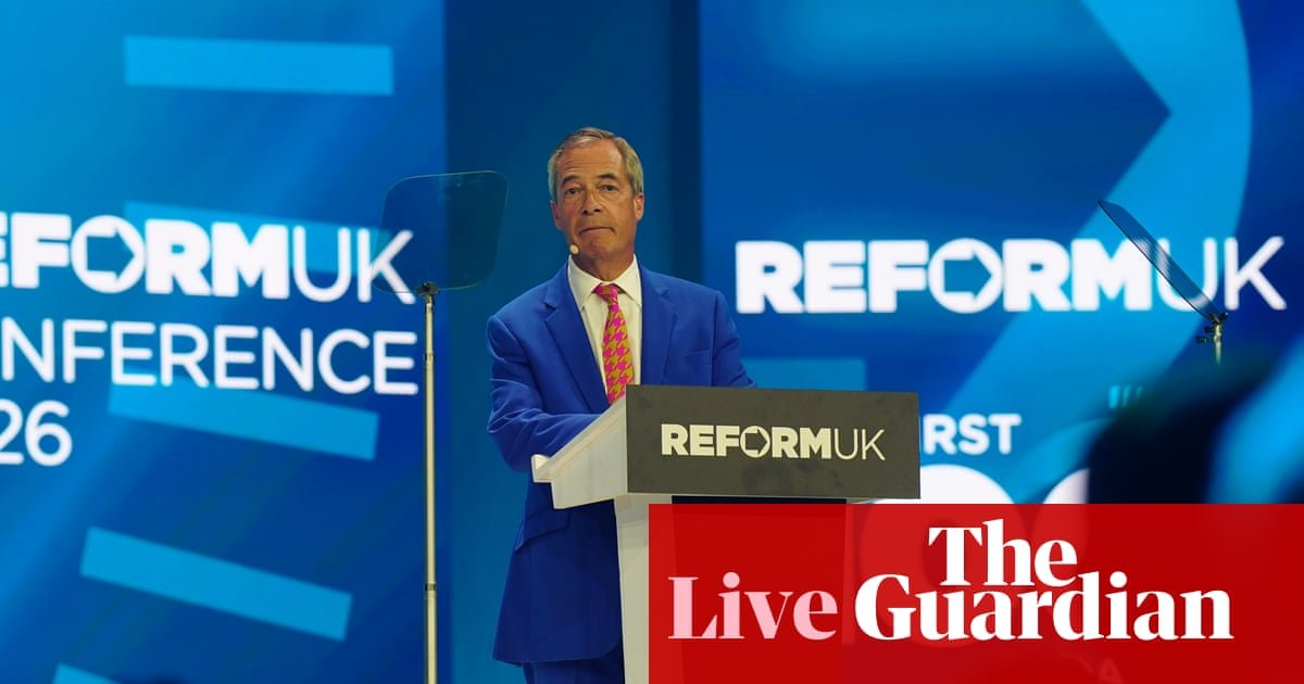 Protester attacked at Reform conference considering coming forward after police appeal – UK politics live | Politics