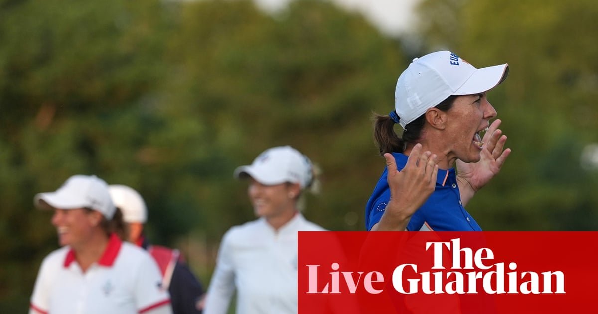 Solheim Cup golf 2026: Europe v USA, day two foursomes – live | Solheim Cup