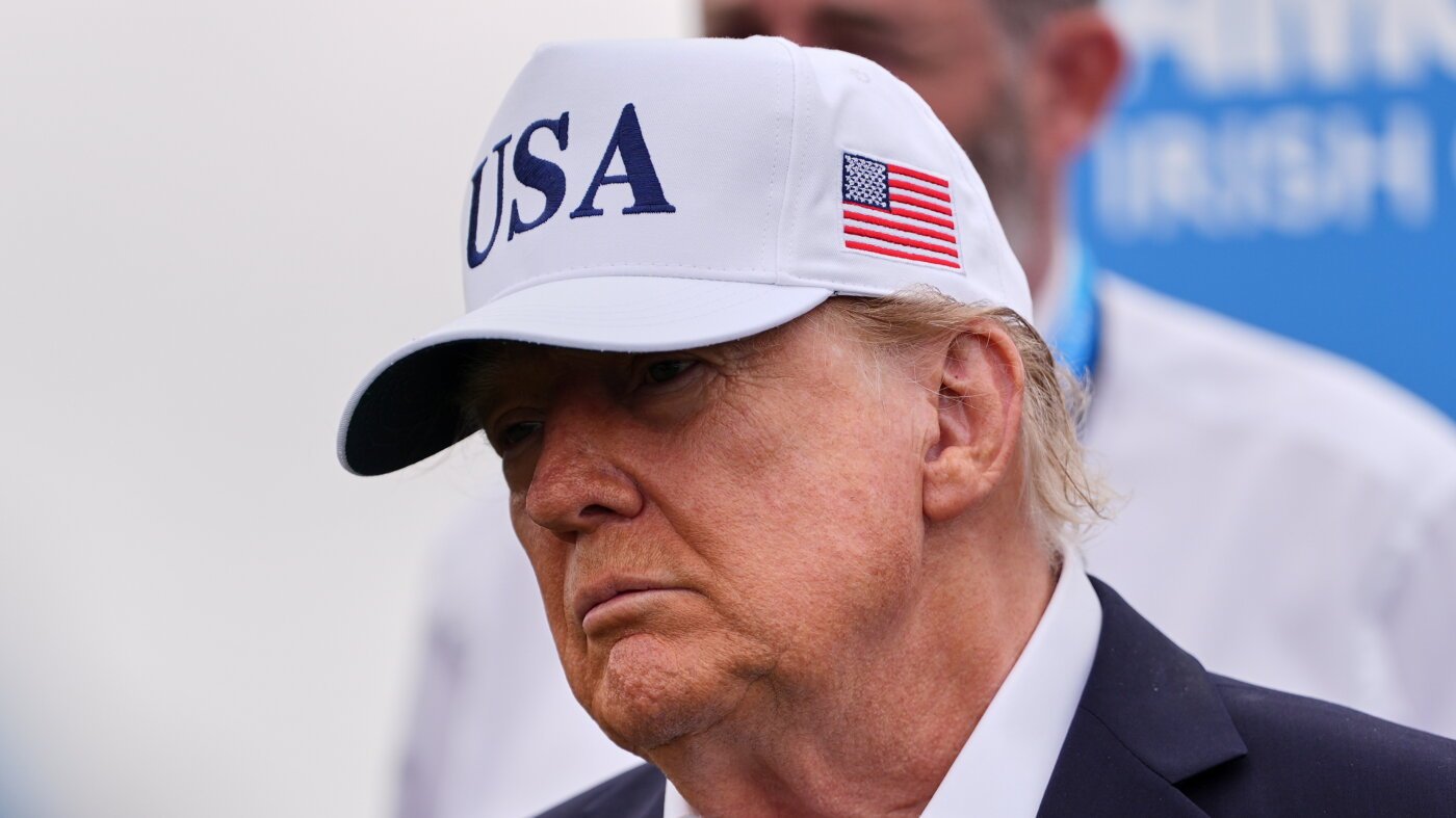 Trump warns against slowing AI but he is not against guardrails : NPR