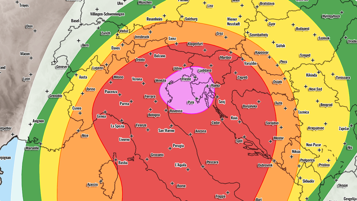 Two-Day Severe Weather Outbreak Targets Balearic Islands, Italy, and the Adriatic region