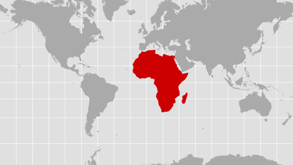 U.N. backs new world map showing Africa in true relative size : NPR