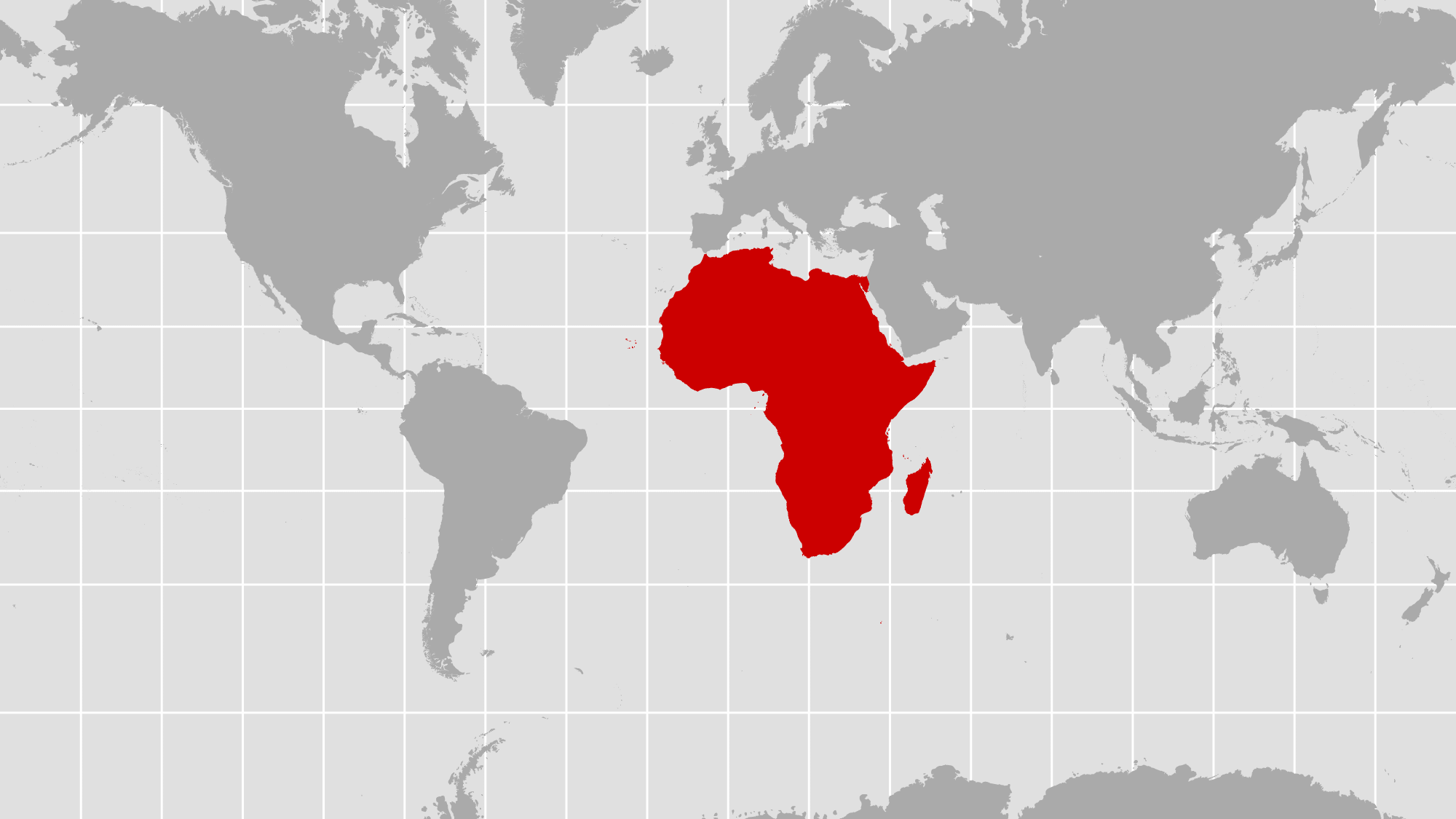 U.N. backs new world map showing Africa in true relative size : NPR