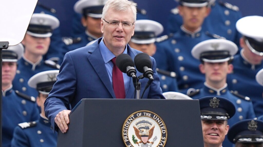 U.S. acknowledges weapons in space : NPR